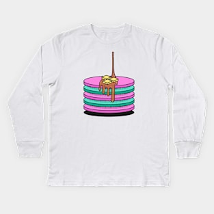 delicious pencake Kids Long Sleeve T-Shirt